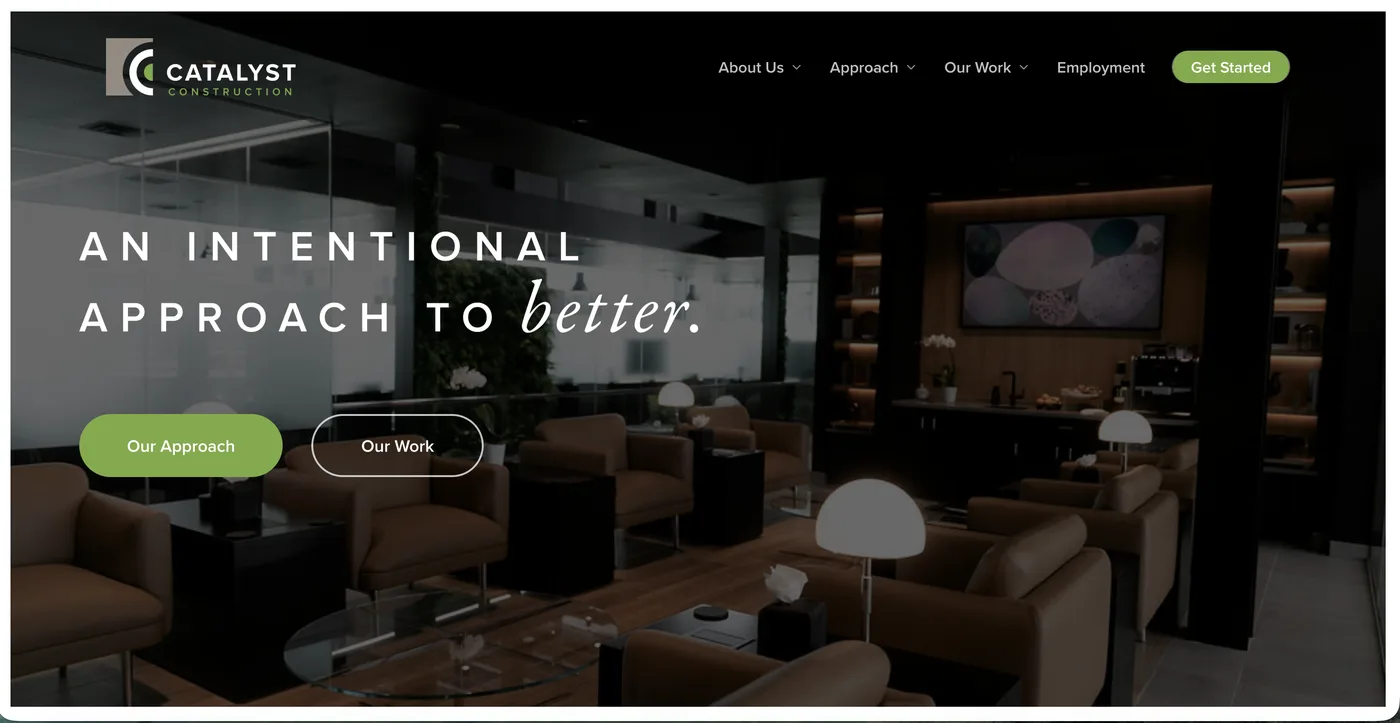 Catalyst Construction homepage