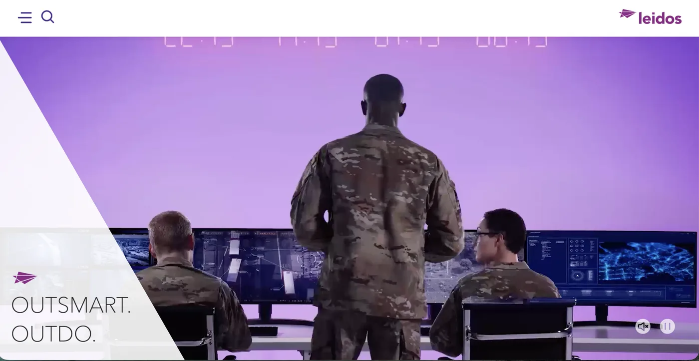 Leidos homepage