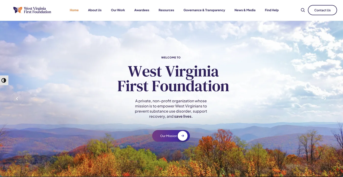 West Virginia First Foundation homepage